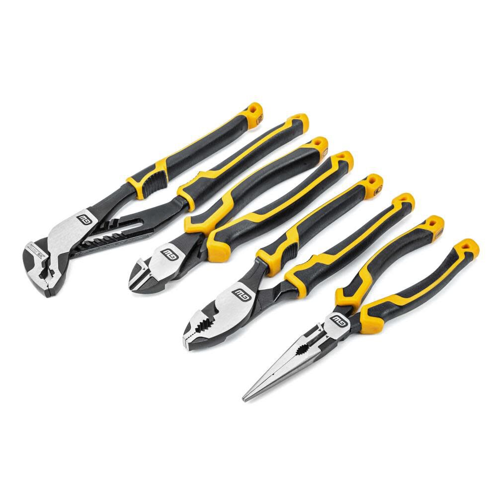 Pitbull Mixed Plier Set Dual Material 4pc 82203C-06