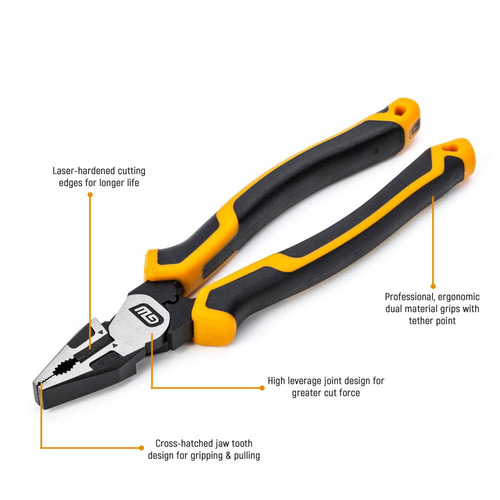 Pitbull Universal Cutting Pliers 8in Dual Material 82182C-06