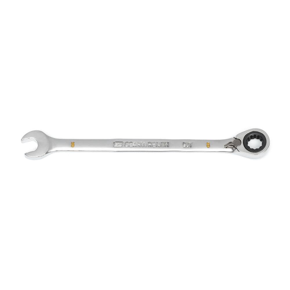 Ratcheting Wrench 8mm 90 Tooth 12 Point Reversible 86608