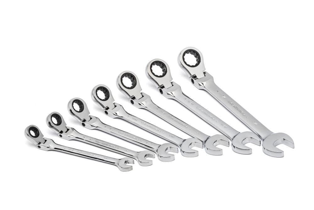 Ratcheting Wrench Set7 pc. SAE Flex Combination 9700