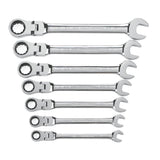 Ratcheting Wrench Set7 pc. SAE Flex Combination 9700