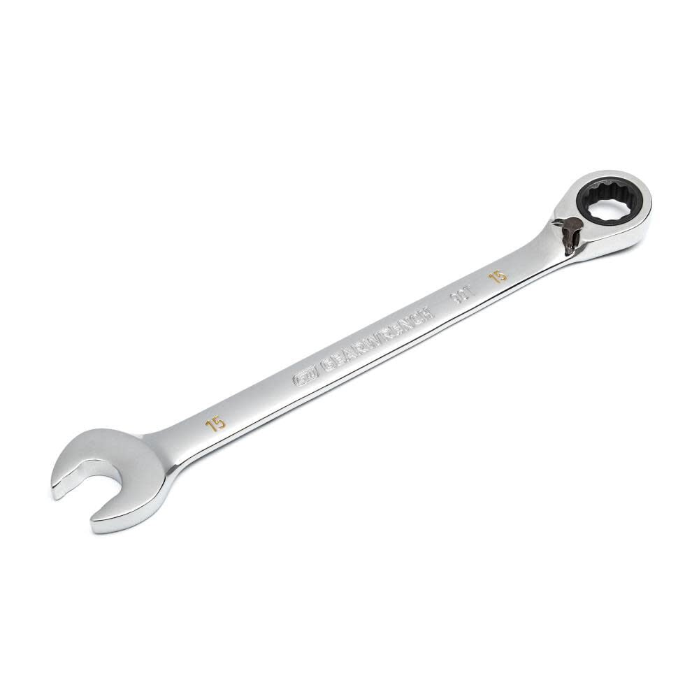 Reversible Ratcheting Wrench 15mm 90 Tooth 12 Point 86615