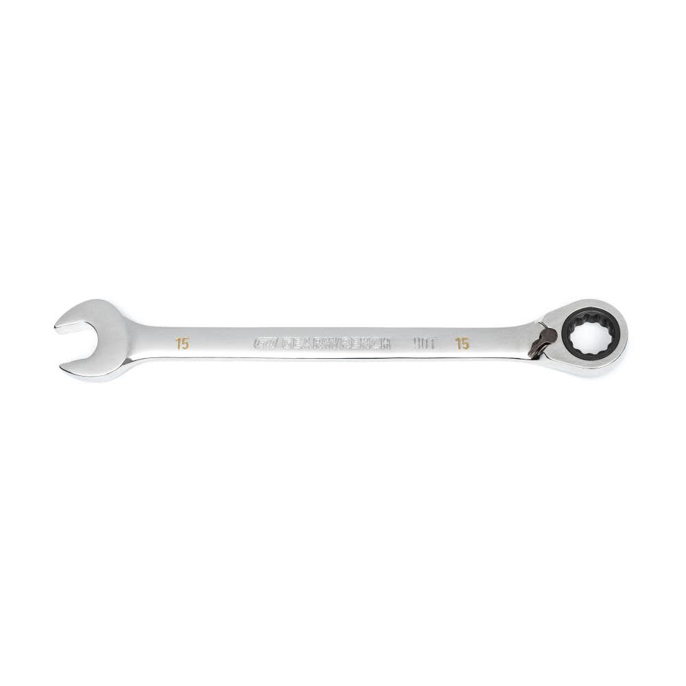 Reversible Ratcheting Wrench 15mm 90 Tooth 12 Point 86615