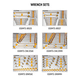 Rolling Tool Box with Mechanics Tool Set in Premium Modular Foam Trays 1268pc MEGAMOD1268