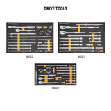 Rolling Tool Box with Mechanics Tool Set in Premium Modular Foam Trays 791pc MEGAMODPRO