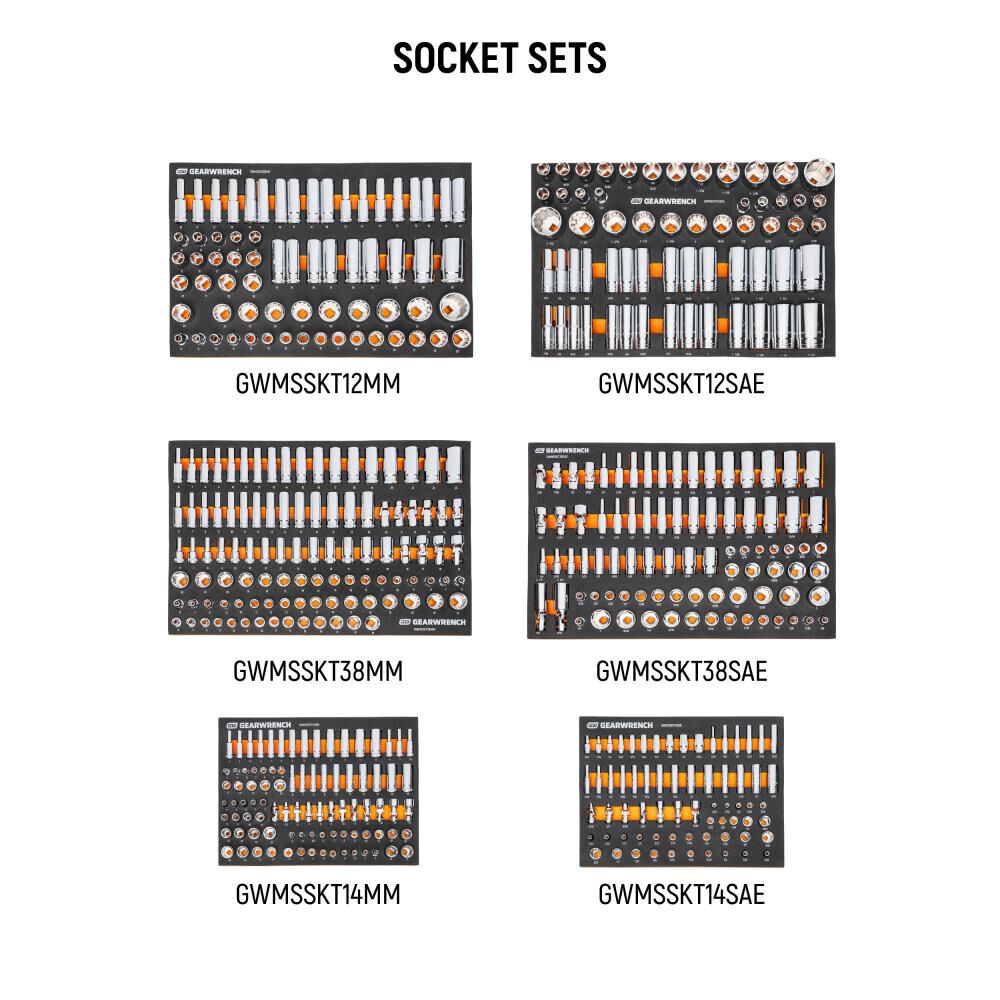 Rolling Tool Box with Mechanics Tool Set in Premium Modular Foam Trays 791pc MEGAMODPRO