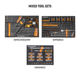 Rolling Tool Box with Mechanics Tool Set in Premium Modular Foam Trays 791pc MEGAMODPRO