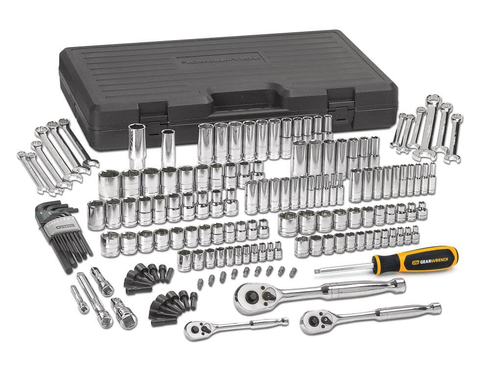 SAE/Metric Mechanics Tool Set 165pc 80932