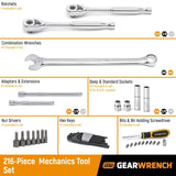 SAE/Metric Mechanics Tool Set 216pc 80933