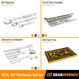 SAE/Metric Mechanics Tool Set 83pc 86529