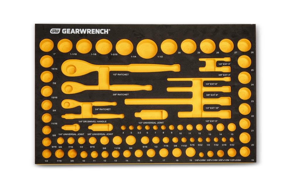 SAE/Metric Mechanics Tool Set 83pc 86529