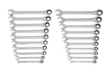 20-Piece Set Standard (SAE) and Metric Ratchet Wrench 35720-06