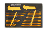 SAE/Metric Ratcheting Wrench and Hex Key Set 90T 44pc 86528