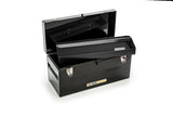 Tool Storage 19 In. Black Steel Tote Box 83130