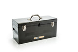 Tool Storage 19 In. Black Steel Tote Box 83130