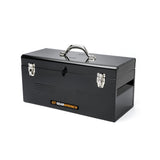 Tool Storage 19 In. Black Steel Tote Box 83130