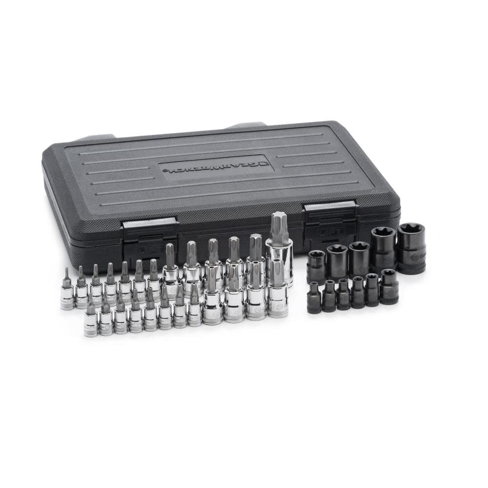 TORX Master Socket Set 36 Pc. 1/4 3/8 and 1/2 In. Drive 80728