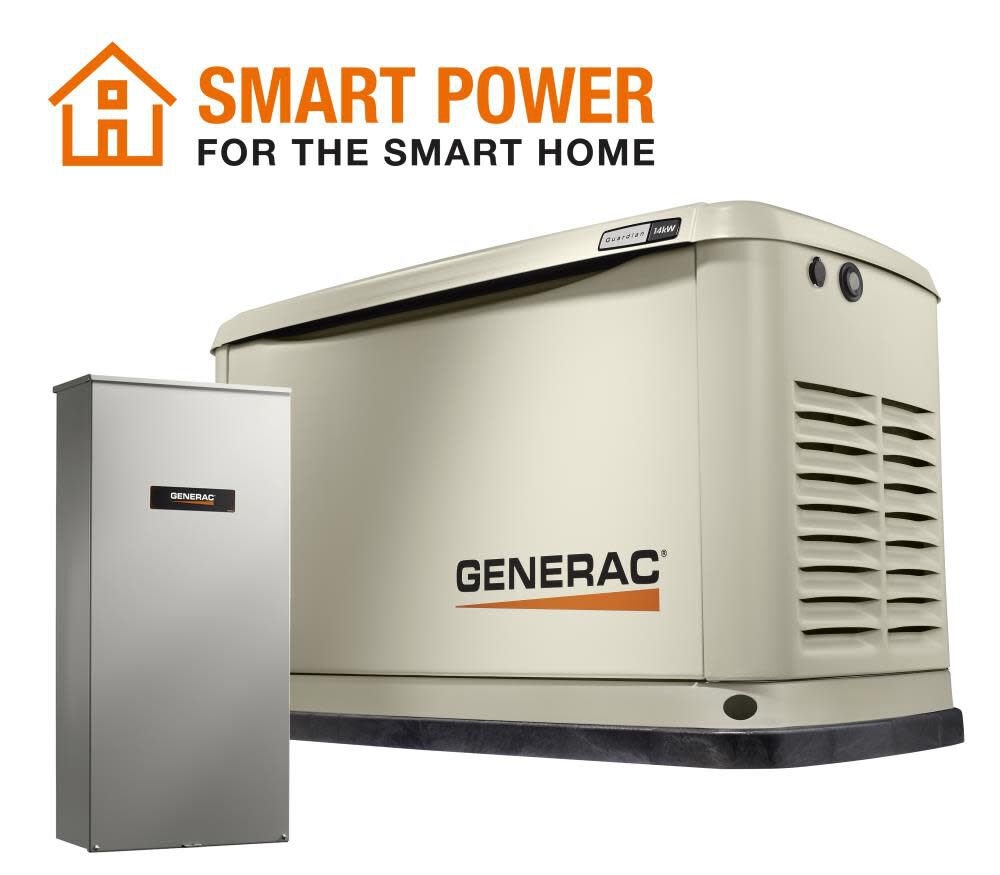 Guardian 14kW Home Backup Generator with Whole House Switch WiFi-Enabled 7225