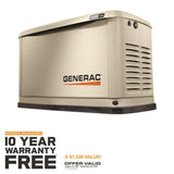 Guardian Series 70422 22/19.5kW Air-Cooled Standby Generator with Wi-Fi Alum Enclosure 7042