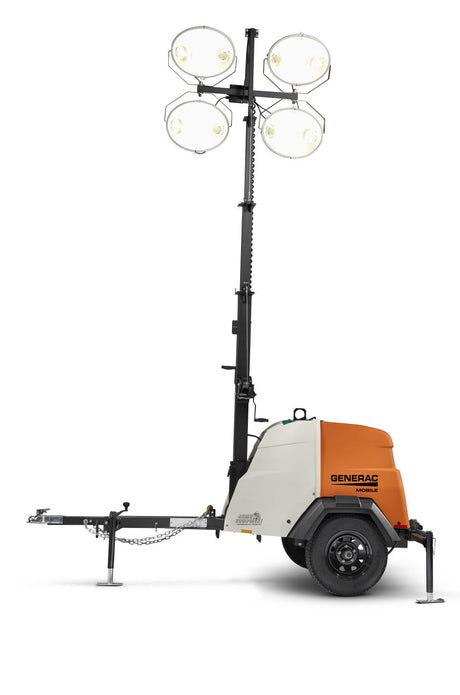 Mobile Products 6kW Vertical Mast Light - Manual Winch with Kubota Diesel MLT6SK-STD3