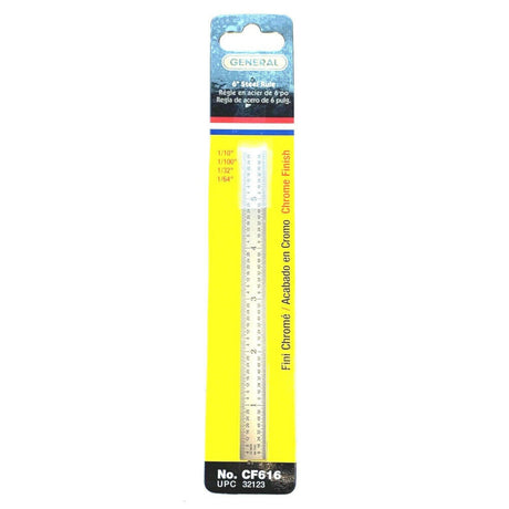 6 Inch Precision Flexible Steel Ruler with 5R Graduations CF616