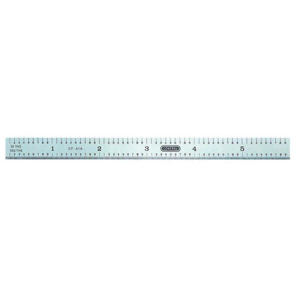 6 Inch Precision Flexible Steel Ruler with 5R Graduations CF616