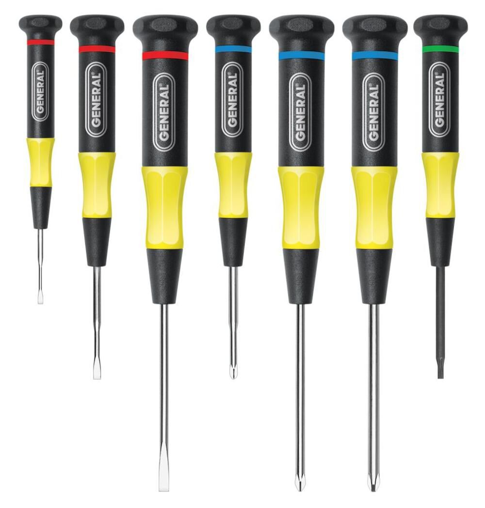 7 Piece Assorted Precision Screwdriver Set Phillips Slotted Torx 67123