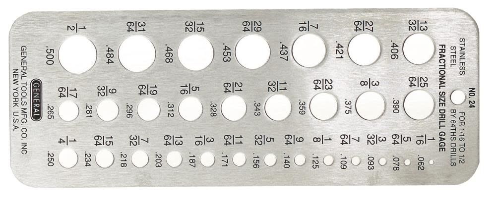 Hobby Drill Gage 24