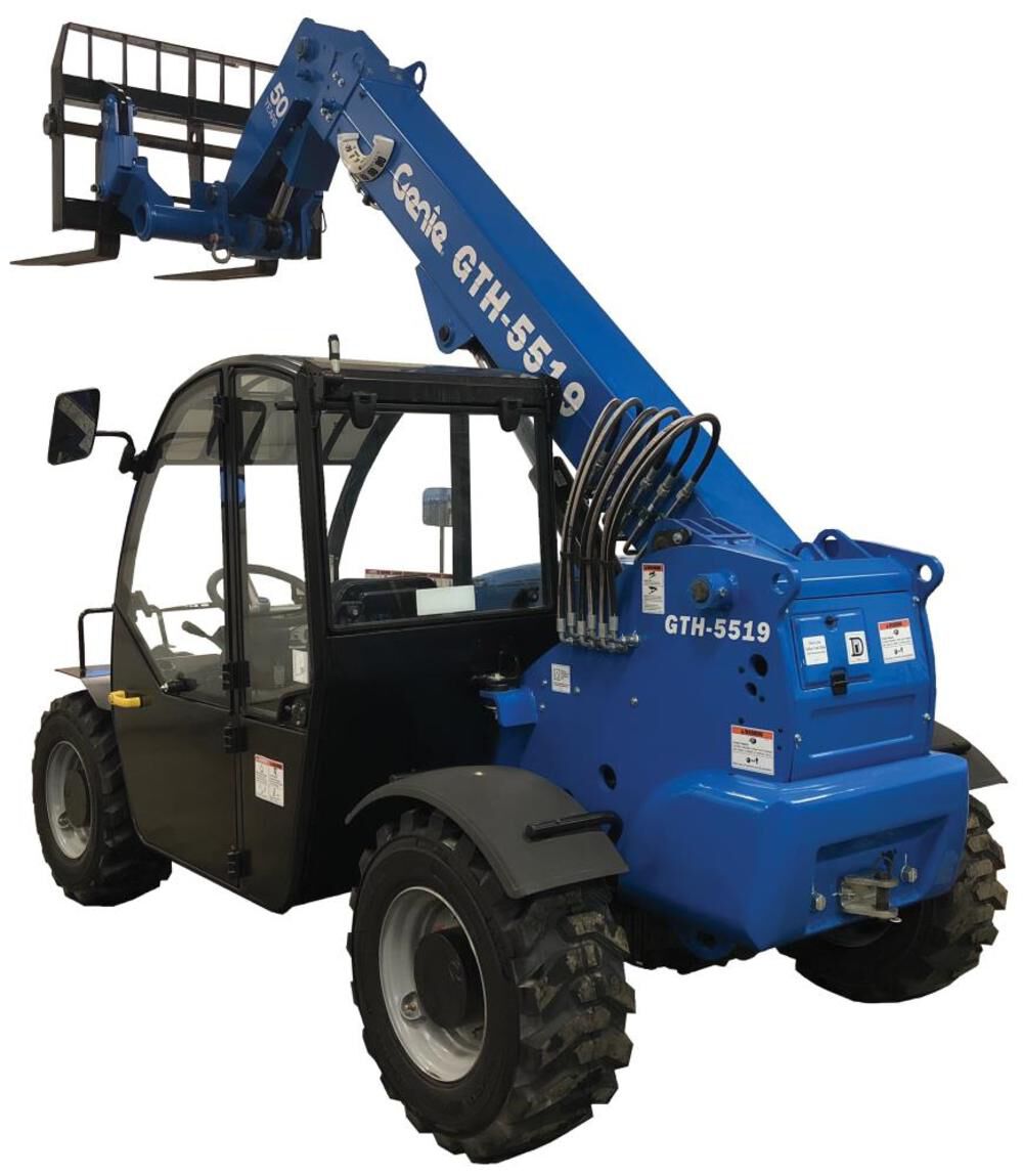 5500 LB. Capacity - 19 Ft. Reach Telehandler with Heated Cab and Air Conditioning GTH-5519/EC/AC