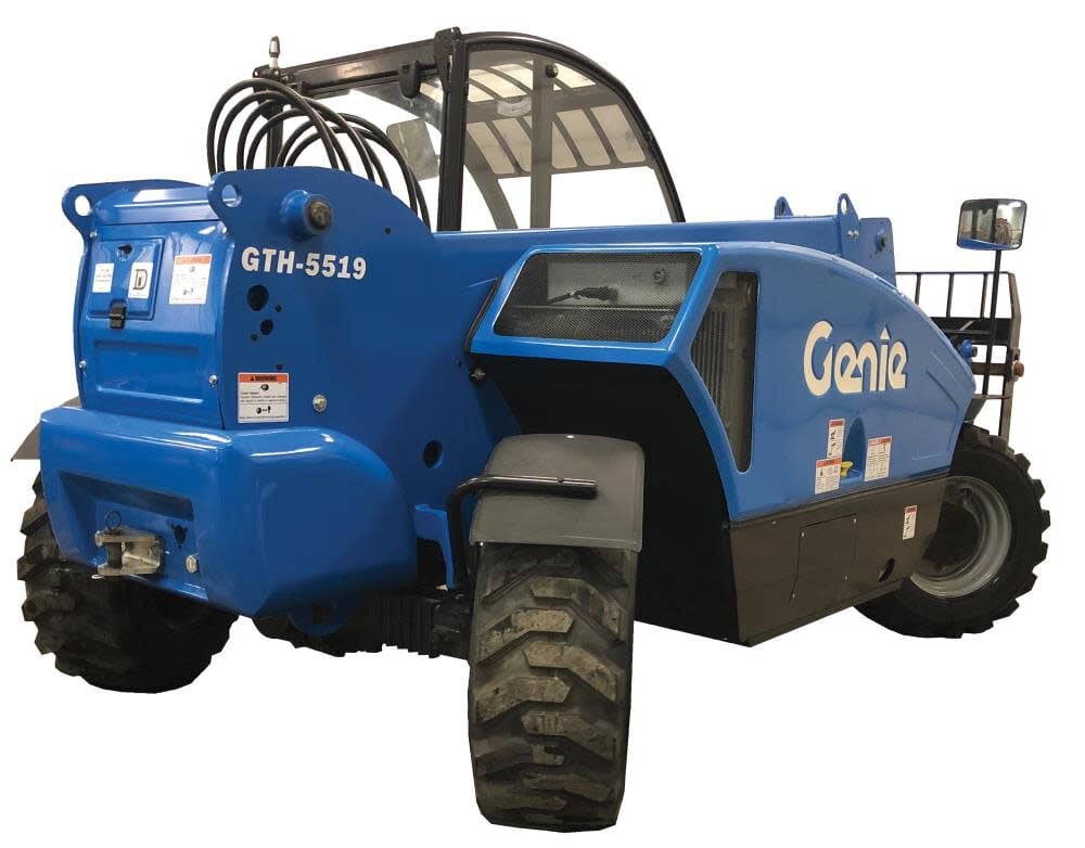 5500 LB. Capacity - 19 Ft. Reach Telehandler with Heated Cab and Air Conditioning GTH-5519/EC/AC