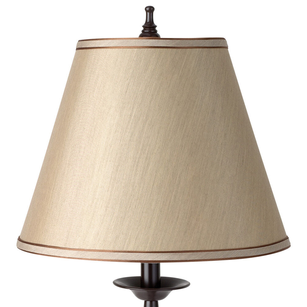 Contemporary Table Lamp 2pc 27in Bronze 12398