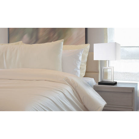 Haven Table Lamp 21in Brushed Nickel White 3009615