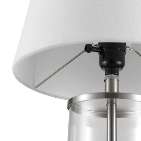 Table Lamp 21in White 10W A19 Base Maya 1 Light 3008605