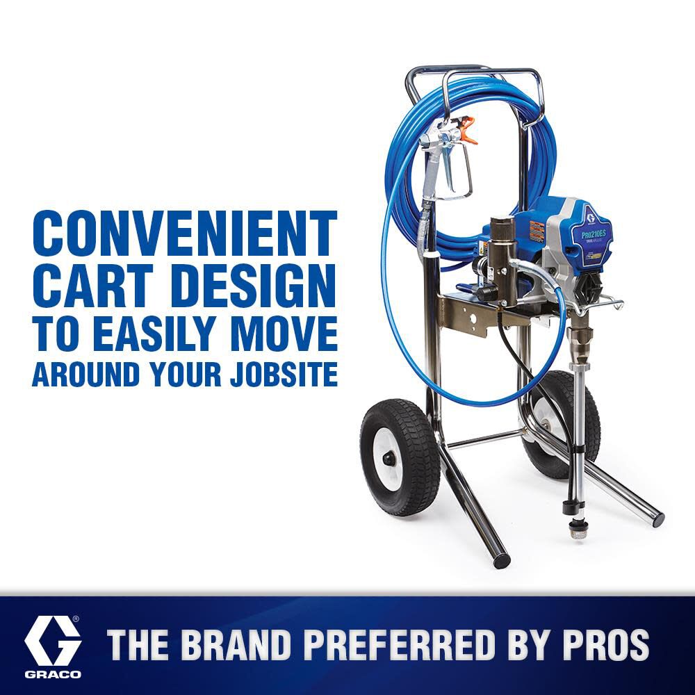 Pro 210ES Airless Paint Sprayer with ProConnect Cart 17C305