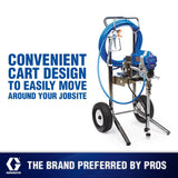 Pro 210ES Airless Paint Sprayer with ProConnect Cart 17C305