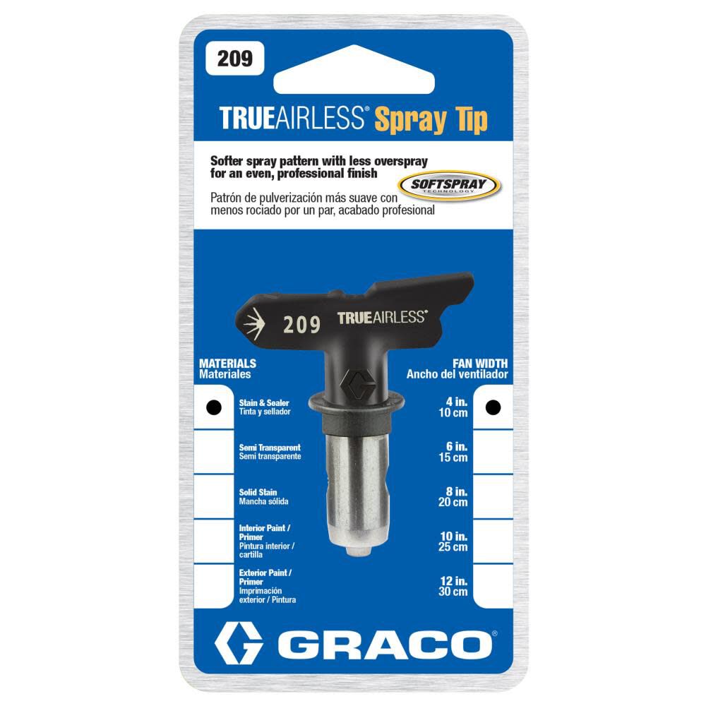 TrueAirless 209 Spray Tip TRU209