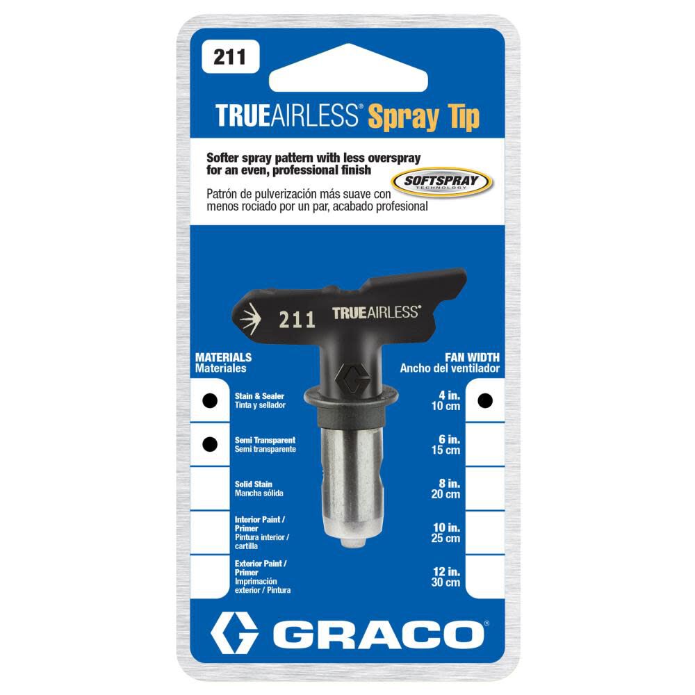 TrueAirless 211 Spray Tip TRU211