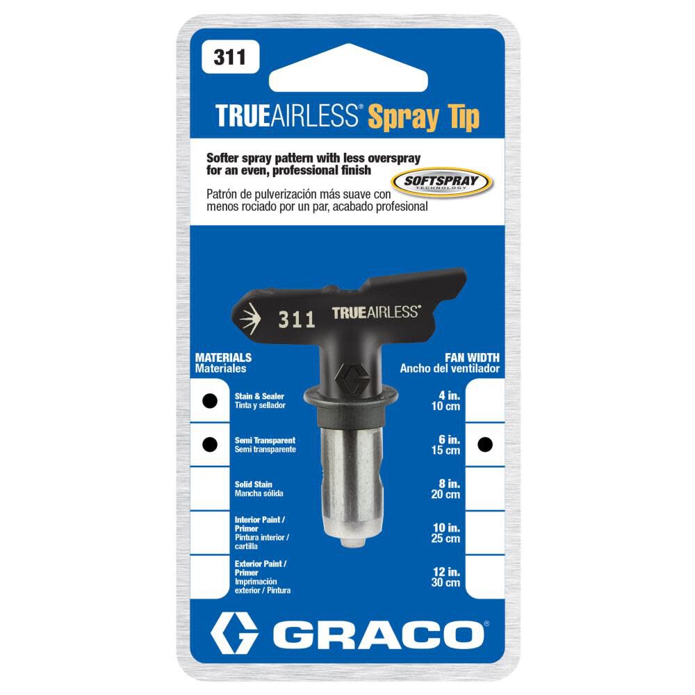 TrueAirless 311 Spray Tip TRU311
