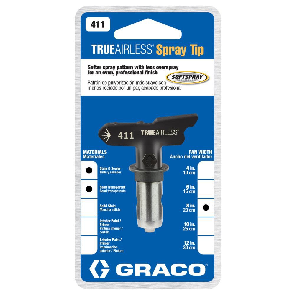 TrueAirless 411 Spray Tip TRU411