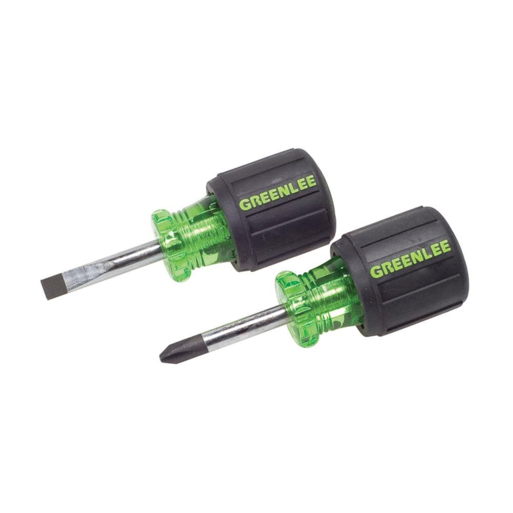 2 Piece Stubby Screwdriver Set 0153-04C