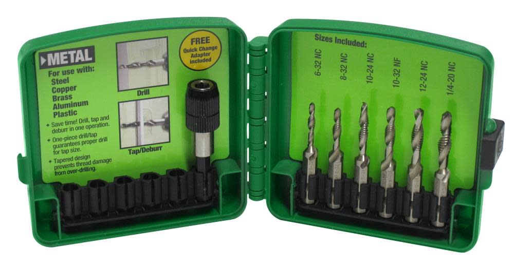 6pc Drill & Tap Bit Set DTAPKIT