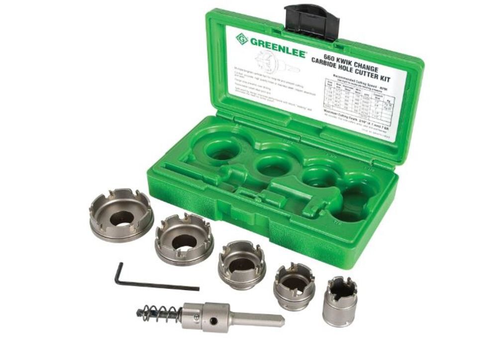 7-PC Carbide Hole Cutter Kit 660