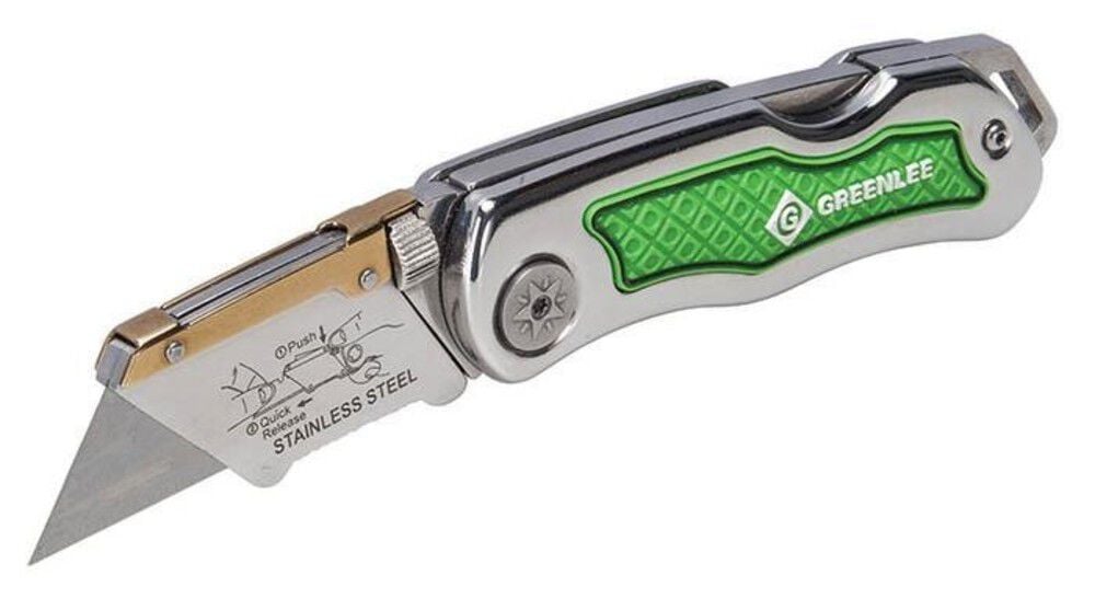 Folding Utility Knife with Retractable 3-Position Serrated Blade 0652-22