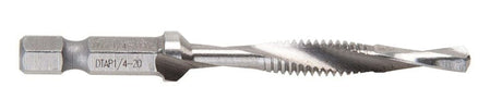 HSS 1/4 Inch-20NC Combination Drill and Tap Bit DTAP1/4-20