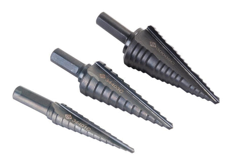 XT Cobalt Step Drill Bit Kit #1 #3 & #8 35884C