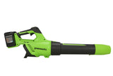 48V 515 CFM Cordless Leaf Blower Kit with 2Ah USB Batteries & Dual Charger 2414602