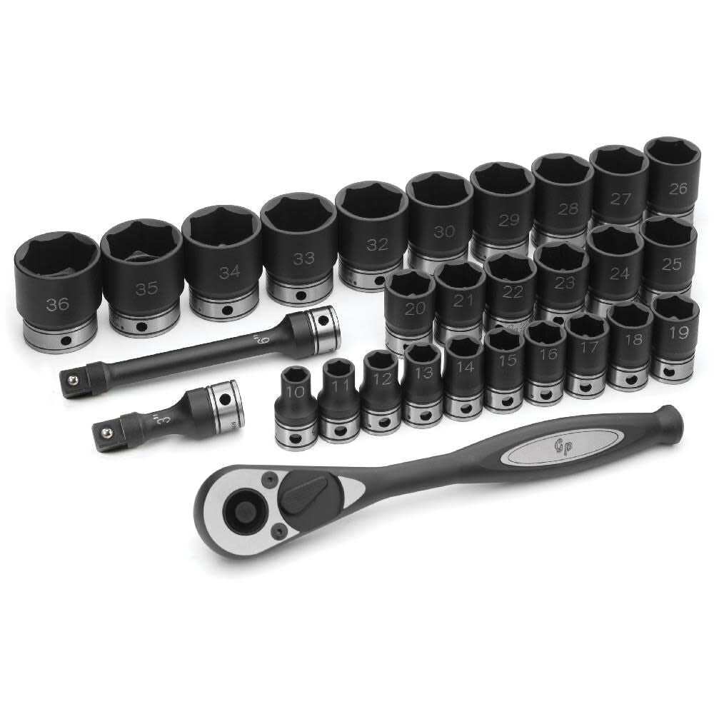 1/2 In. Drive 9 pc. Standard Length Metric Set 82629M