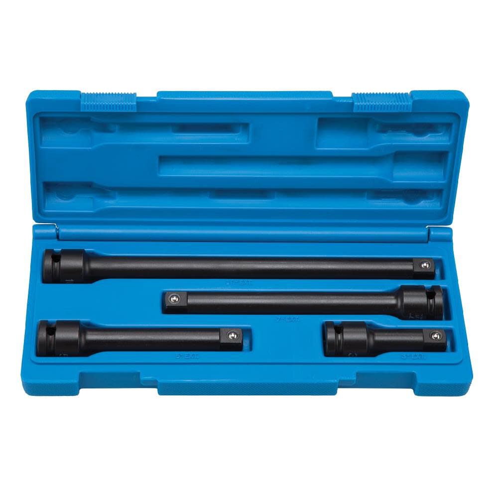 1/2in Drive Standard and Deep Length Friction Ball Extension Set 2204E