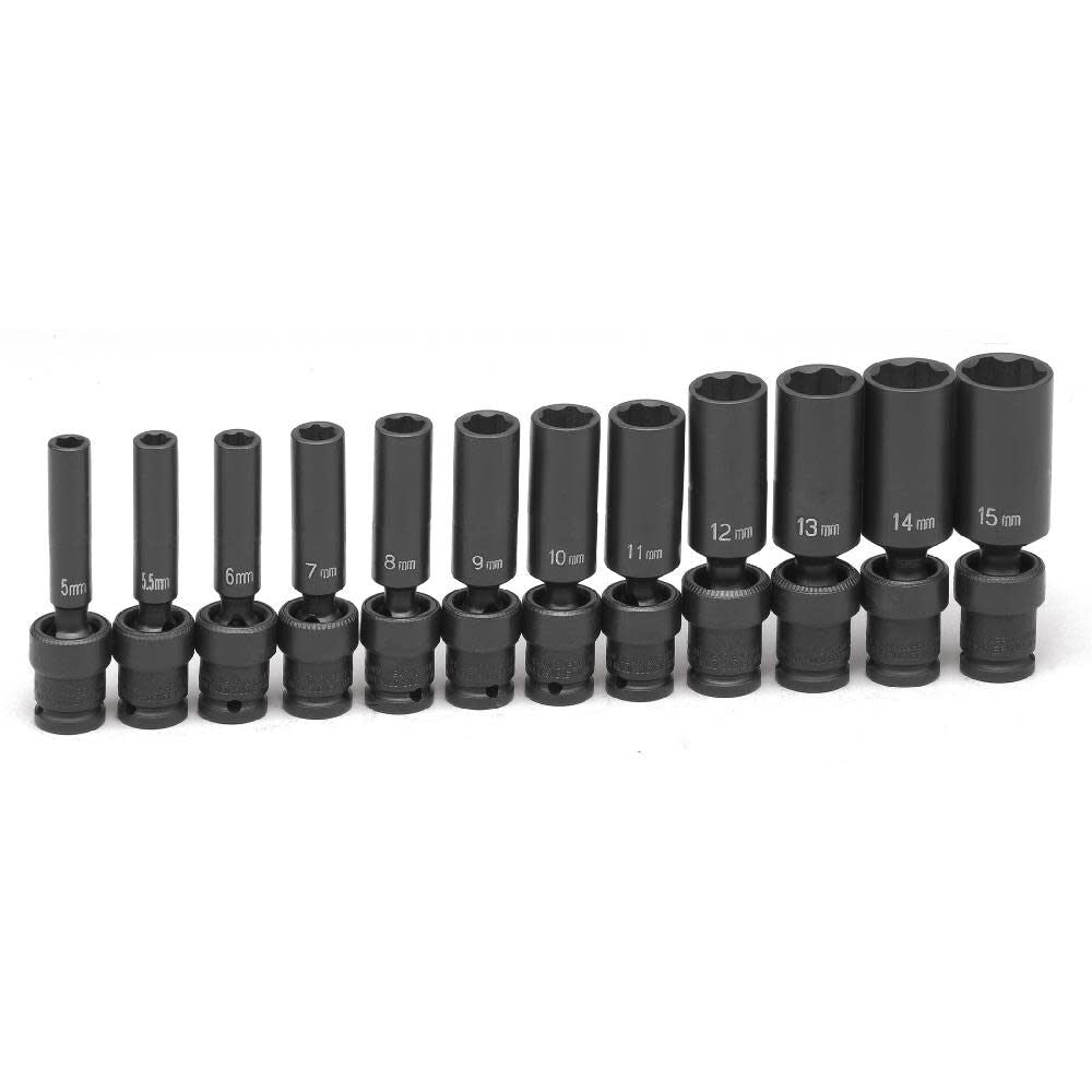 1/4 In. Drive Deep Length Surface Drive Universal Set 9712UMD