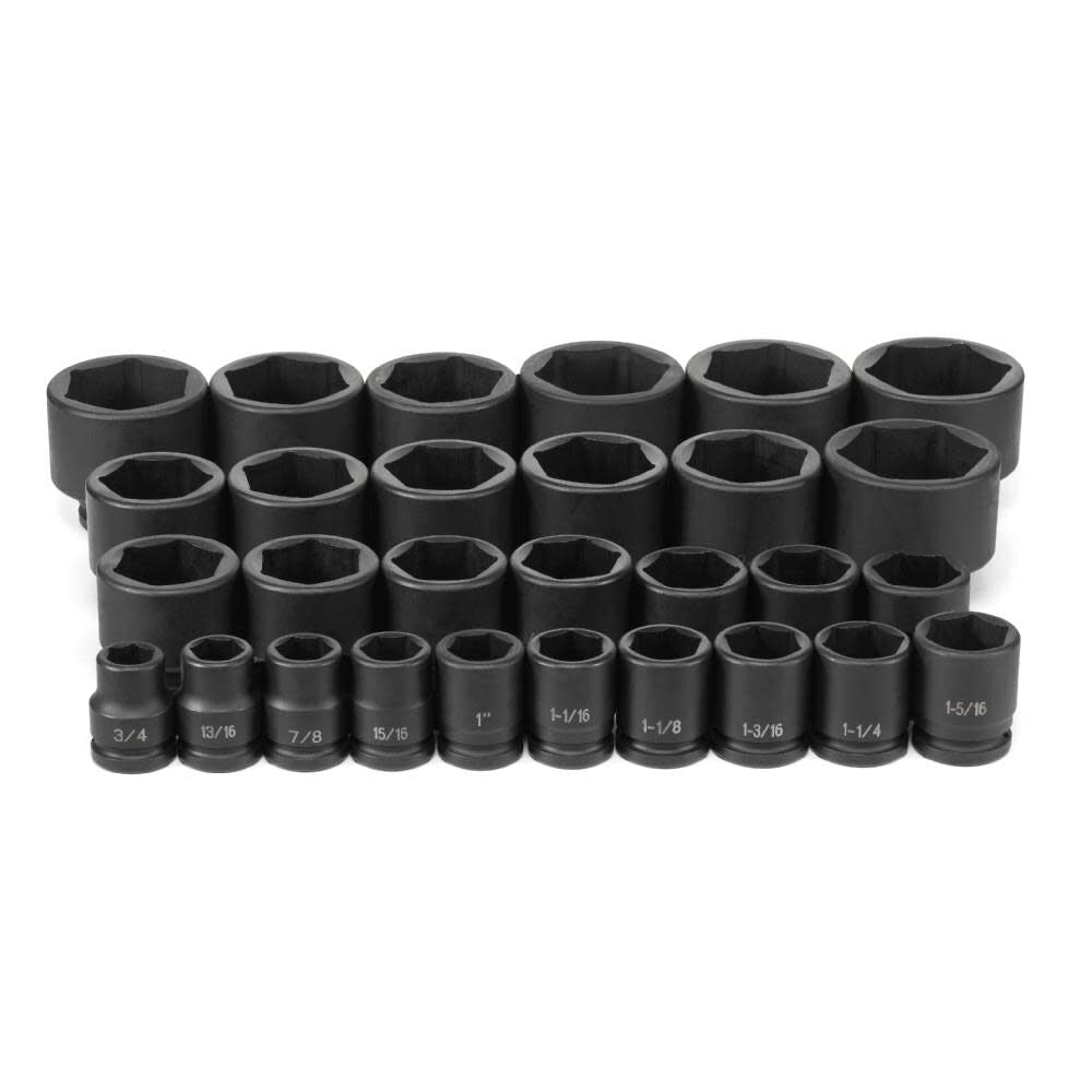 3/4 In. Drive Standard Length Impact Set 8029